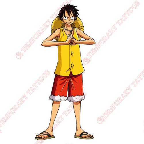 One Piece Customize Temporary Tattoos Stickers NO.605